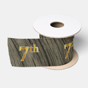Imitate/Nachahmung Gold "7." Veranstaltungsnummer Satinband