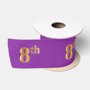 Imitate/Nachahmung Gold "8." Veranstaltungsnummer Satinband