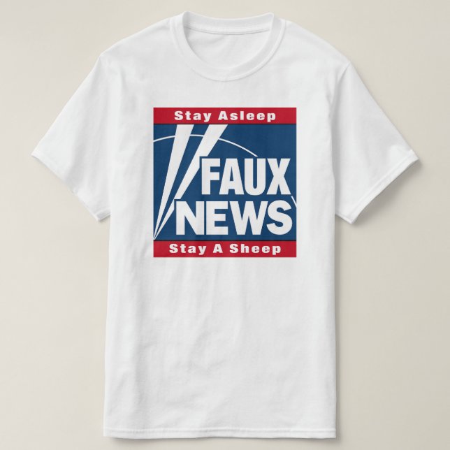 Imitate News - Bleibe Einschlafen Bleibe einen T - T-Shirt (Design vorne)