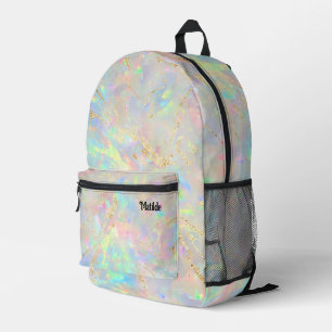 Imitate Opal inspiriert Textur Bedruckter Rucksack