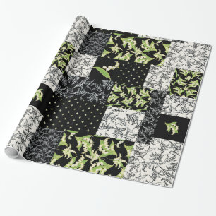 Imitate Patchwork Geschenkpackung: Lily of the Val Geschenkpapier
