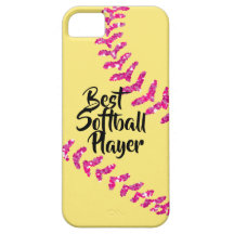 Imitate Pink Glitzer Softball Sticks