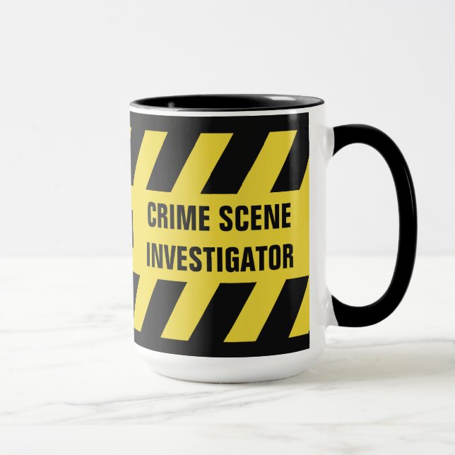 Imitate Polizeilinie benutzerdefinierte Tasse (Rechts)
