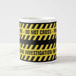 Imitate Polizeilinie benutzerdefinierte Tasse