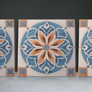 Imitate Relief Floral marokkanischen Tile Wohngest Fliese