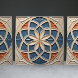 Imitate Relief Floral marokkanischen Tile Wohngest Fliese