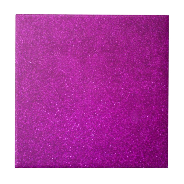 Imitate Rosa funkelnd Glitzer, benutzerdefiniertes Fliese (Vorderseite)