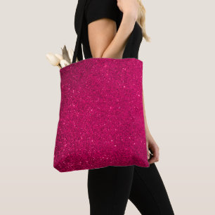 Imitate Rosa Glitzer Tasche
