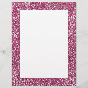 Imitate Rosa Glitzer Textur Look like Graphic Briefbogen