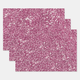 Imitate Rosa Glitzer Textur Look like Graphic Geschenkpapier Set