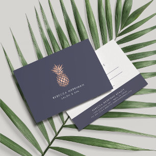 Imitate Rose Gold Ananas Geschenkgutschein