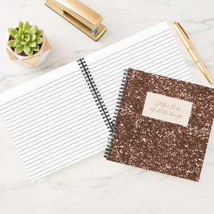 Imitate Rose Gold Glitzer Boss Zuhause Office Note Notizbuch