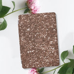 Imitate Rose Gold Glitzer iPad Mini Hülle<br><div class="desc">Alle Imitate und fabelhaft. Fügen Sie einfach Ihre Initialen hinzu (es ist ein Printeffekt-Qnd,  das Ihnen kein glitzerndes Fingersyndrom gibt)</div>