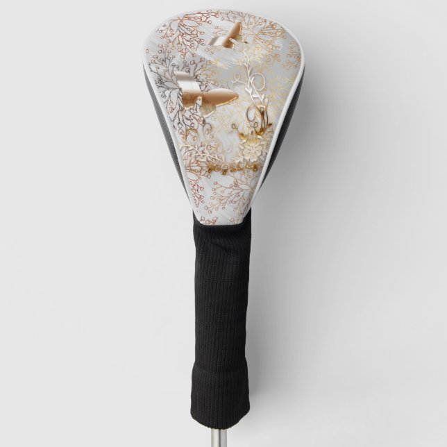 Imitate Rose Gold Golf Head Cover Headcover (Vorderseite)
