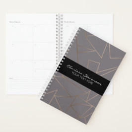 Imitate Rose Gold Moderne minimalistisch geometris Planer