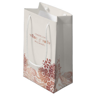 Imitate Rose Gold Vintage Hochzeit Kleine Geschenktüte