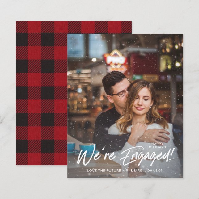 Imitate Schnee Wir sind Verlobt V Foto Buffalo (Vorne/Hinten)