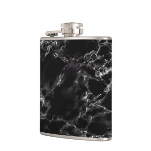 Imitate Schwarze Marmorflasche Flachmann
