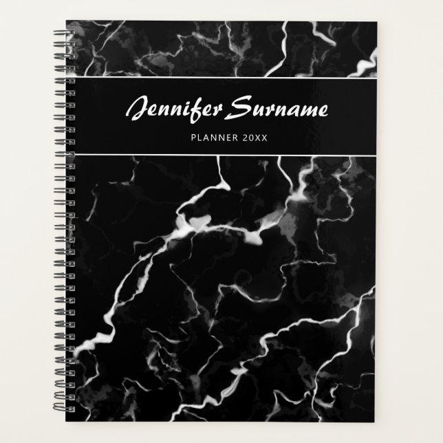 Imitate Schwarze Marmortextur mit benutzerdefinier Planer (Vorderseite)