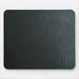 Imitate Schwarzes Leder Textur Mousepad