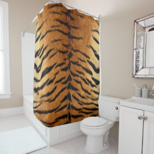 Imitate Siberischer Tiger-Skin-Duschvorhang Duschvorhang