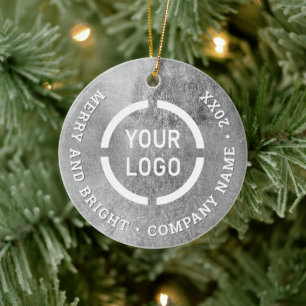 Imitate silberne kundenspezifische Business-Orname Keramik Ornament