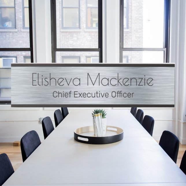 Imitate Silver Office Türsignaturen Namensplatte Türschild (Von Creator hochgeladen)