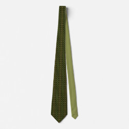 Imitate Snakeskin Dunkelgrün Abstrakt Krawatte