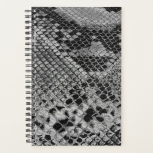 Imitate SNAKESKIN! Schwarz und Weiß der Natur Planer