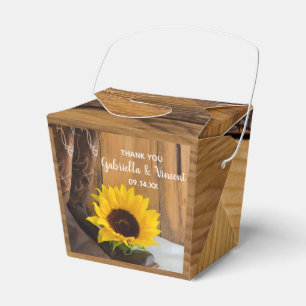 Imitate Stall Holz Land Sonnenblumen Western Hochz Geschenkschachtel