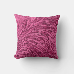 Imitate Straußenfedern Design-Pink Kissen