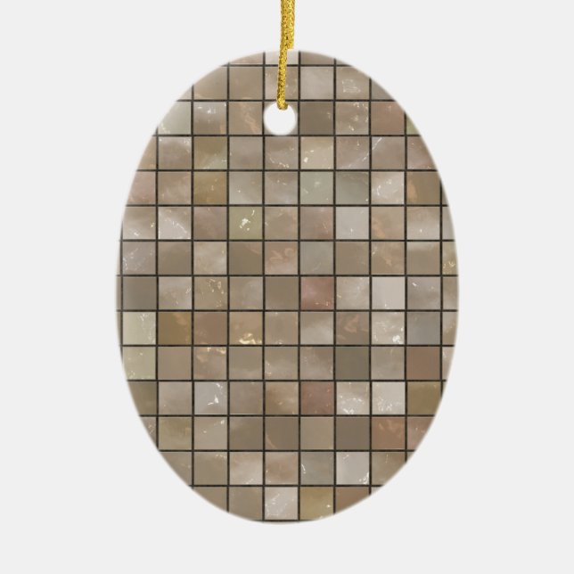 Imitate Tan Floor Tile Image Keramik Ornament (Vorne)