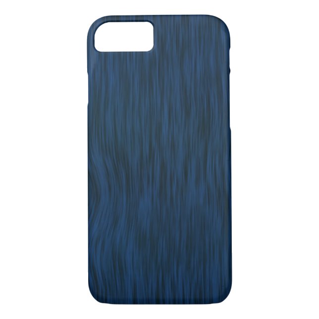 Imitate Tief blaues, raues Holzkörnchen im Hinterg Case-Mate iPhone Hülle (Rückseite)