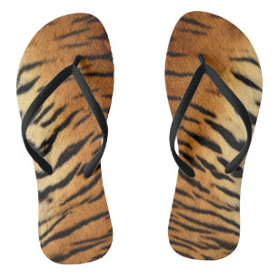 Imitate Tiger Skin Flip Flops