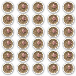 Imitate Wachs Briefmarke Umschlag Aufkleber Gold R