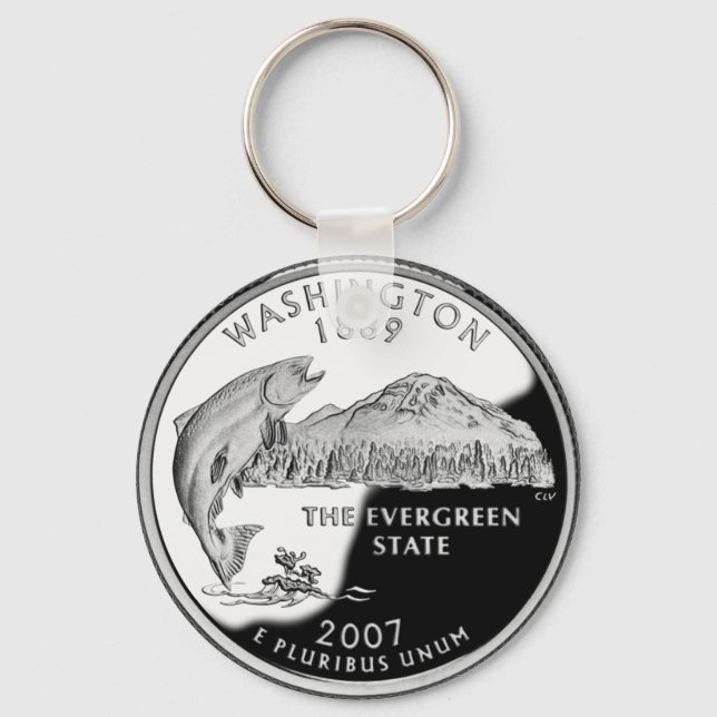 Imitate Washington Staat Quarter Schlüsselanhänger (Vorderseite)