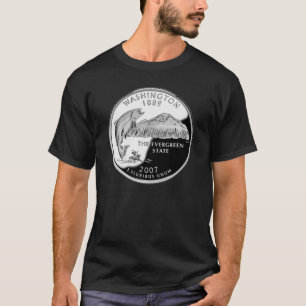 Imitate Washington Staat Quarter T-Shirt