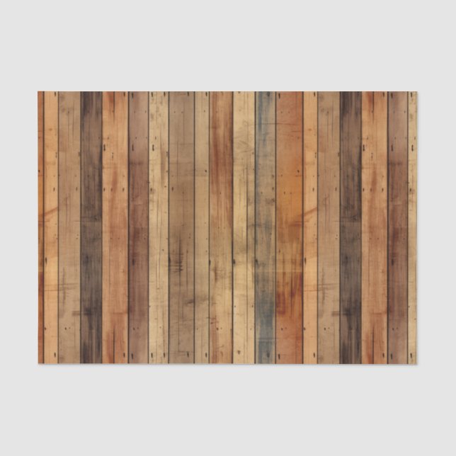 Imitate Western aus gefliestem Holz Seidenpapier (Vorderseite)