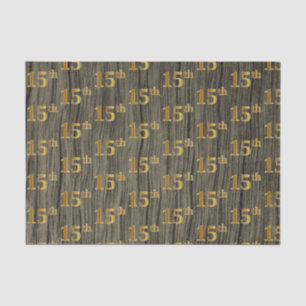 Imitate Wood, Imitate Gold 15. (Fünfzehnte) Verans Seidenpapier