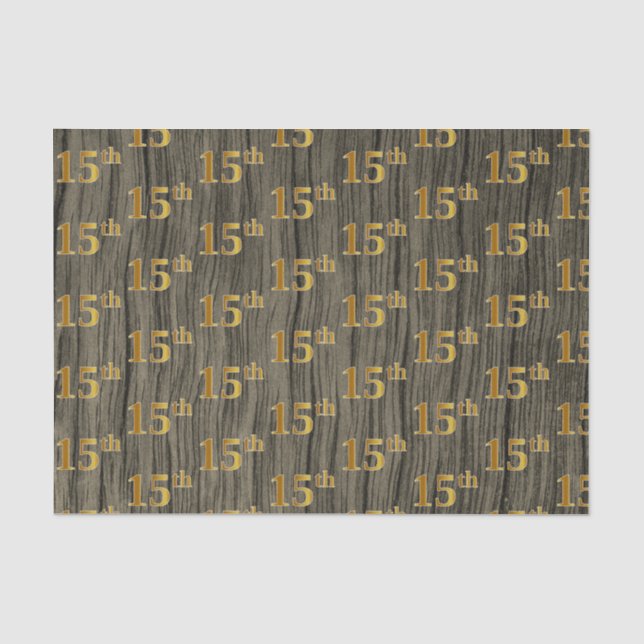 Imitate Wood, Imitate Gold 15. (Fünfzehnte) Verans Seidenpapier (Vorderseite)