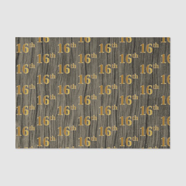 Imitate Wood, Imitate Gold 16. (sechzehnte) Verans Seidenpapier (Vorderseite)