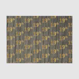 Imitate Wood, Imitate Gold 19. (neunzehnte) Verans Seidenpapier