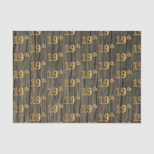 Imitate Wood, Imitate Gold 19. (neunzehnte) Verans Seidenpapier (Vorderseite)