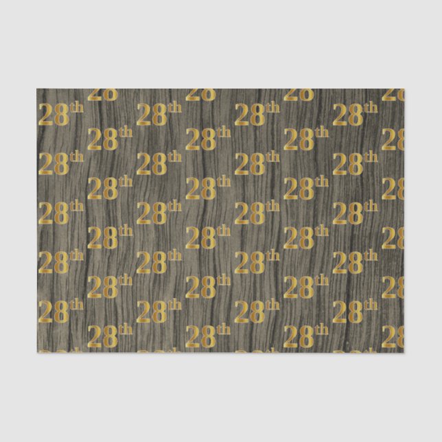 Imitate Wood, Imitate Gold 28. (Achtundzwanzigste) Seidenpapier (Vorderseite)