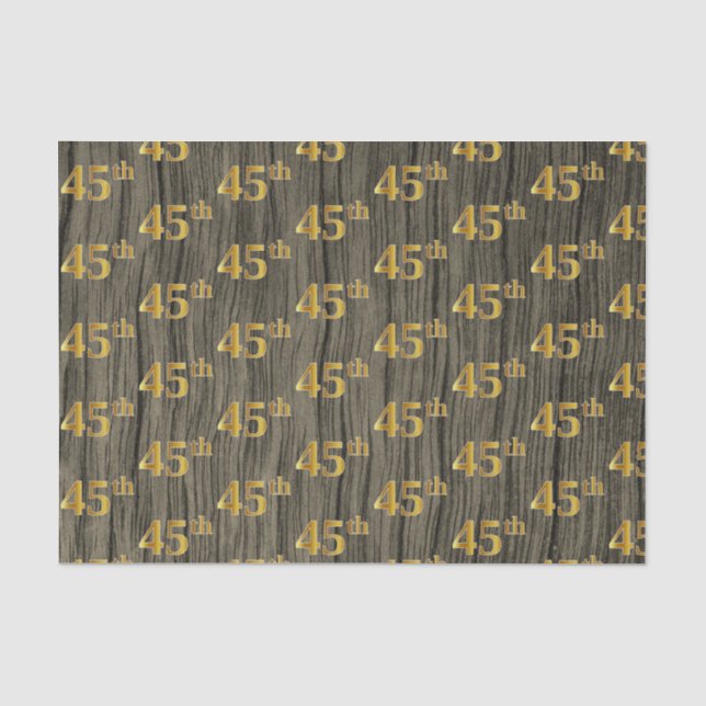 Imitate Wood, Imitate Gold 45. (fünfundvierzigste) Seidenpapier (Vorderseite)