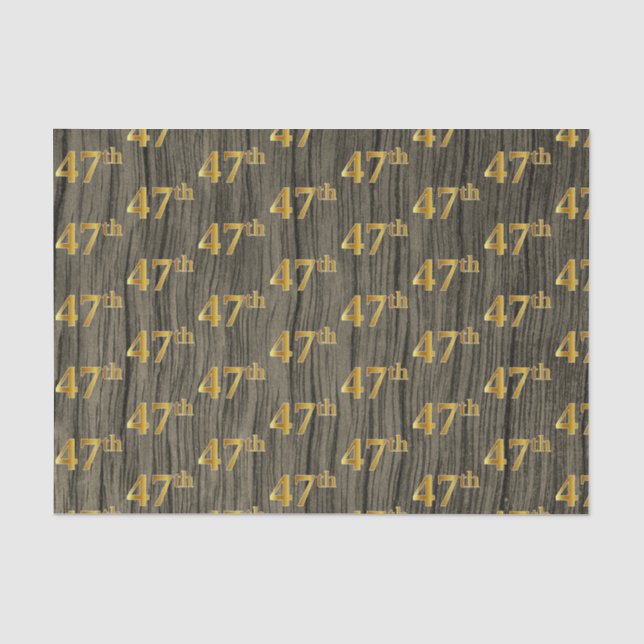 Imitate Wood, Imitate Gold 47. (siebenundvierzigst Seidenpapier (Vorderseite)