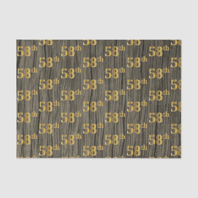 Imitate Wood, Imitate Gold 58. (Achtundfünfzigste) Seidenpapier (Vorderseite)
