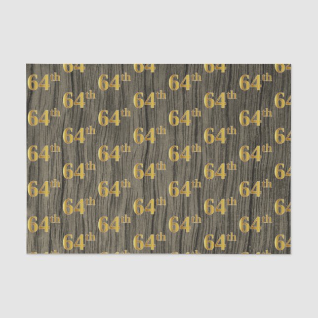 Imitate Wood, Imitate Gold 64. (Vierundsechzigste) Seidenpapier (Vorderseite)