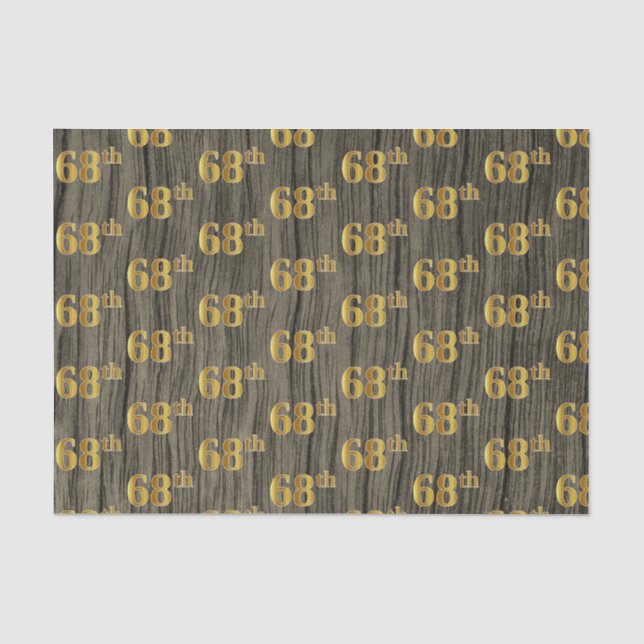 Imitate Wood, Imitate Gold 68. (Achtundsechzigste) Seidenpapier (Vorderseite)