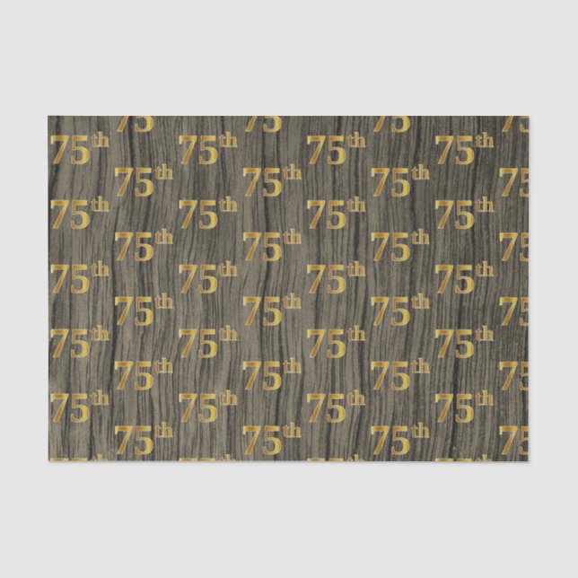 Imitate Wood, Imitate Gold 75. (75.-5.) Veranstalt Seidenpapier (Vorderseite)